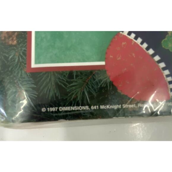 Vintage Sunset Jolly Snowman Christmas Stocking Kit Dimensions Craft New - Picture 5 of 6